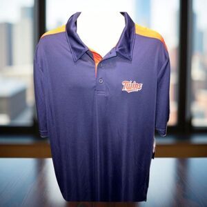 NWT Genuine Merchandise MN Twins Polo Shirt Size XL # 21